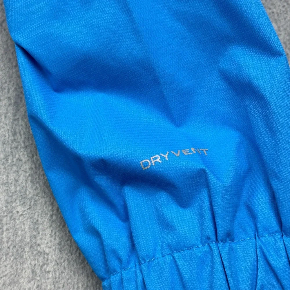 The North Face Jacket Boys XL Blue Resolve Reflective Dryvent Hooded Windbreaker